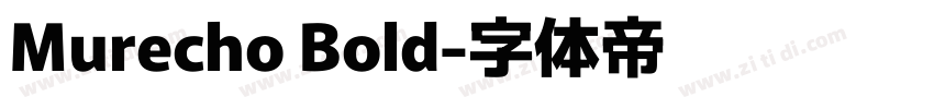 Murecho Bold字体转换
